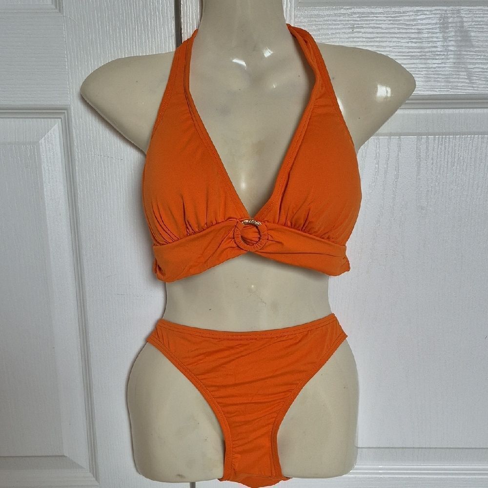 Michael Kors Vibrant OrangeโBikini Set